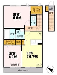 クラベールの物件間取画像